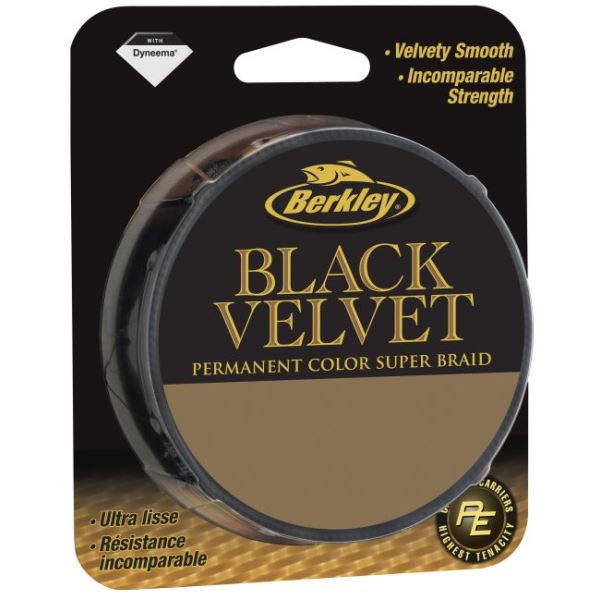 Berkley Splétaná šňůra Black Velvet