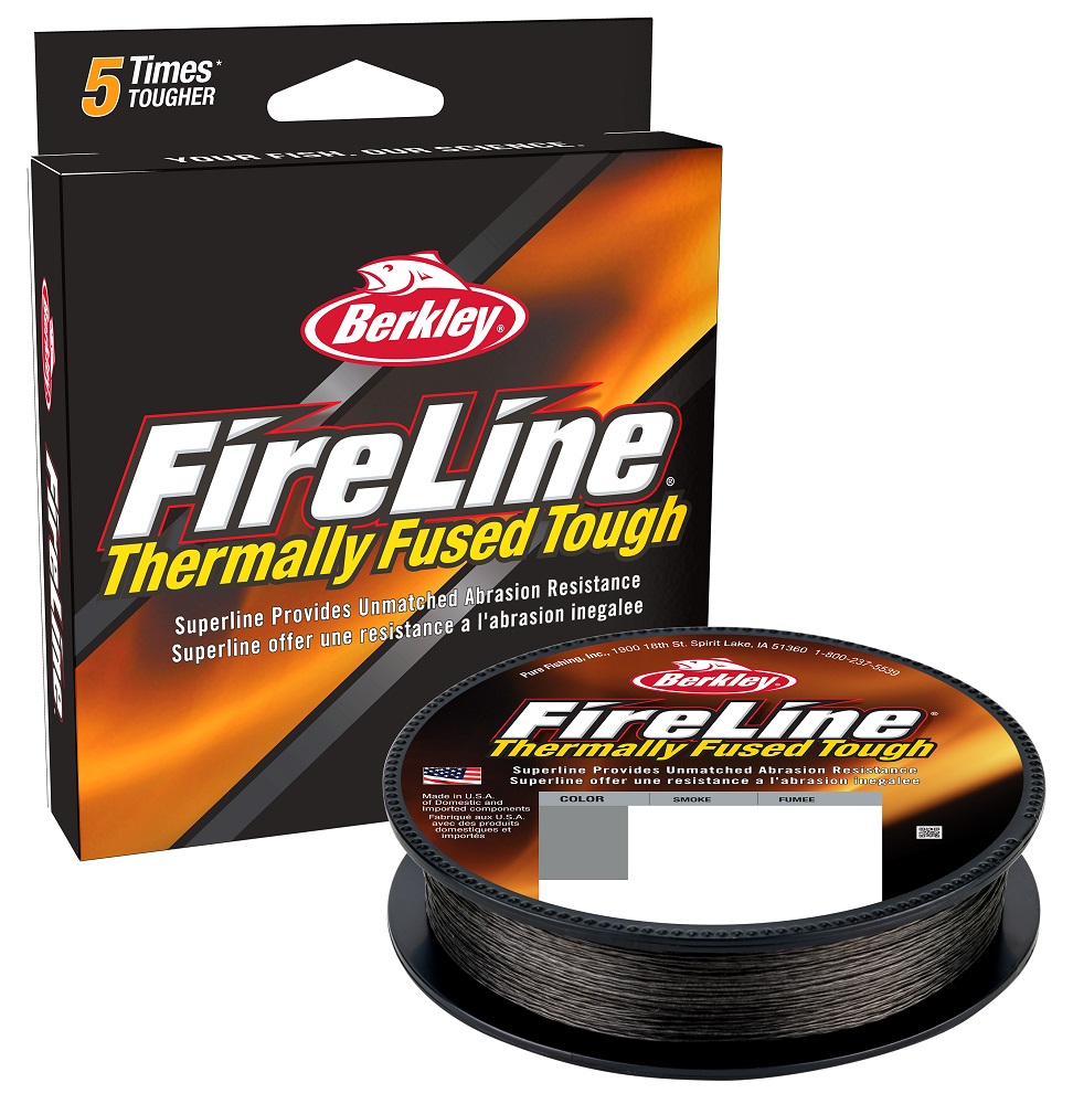 Levně Berkley splétaná šňůra fireline fused original smoke 300 m - 0,15 mm 8,3 kg