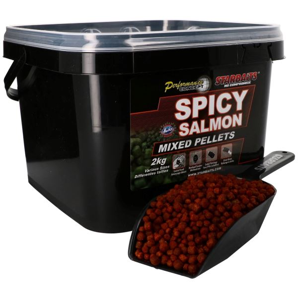 Starbaits Pelety Spicy Salmon Mixed 2 kg