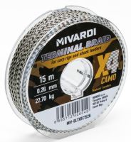 Mivardi Pletená Šňůra Terminal X4 Braid Camo 15 m - 0,16 mm 10,9 kg