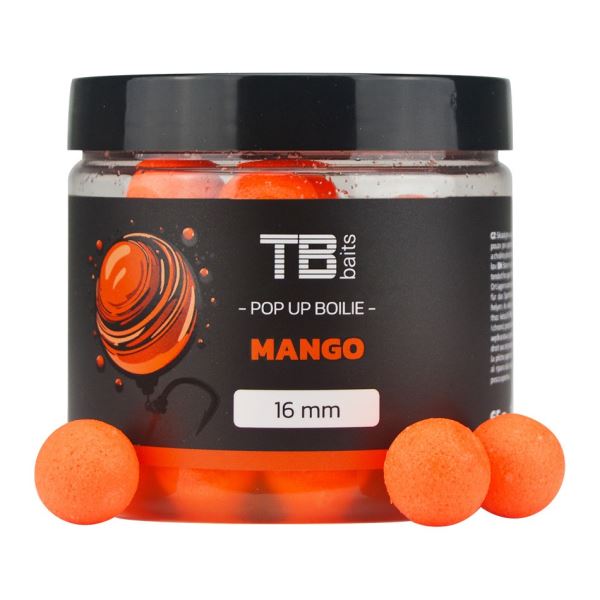 TB Baits Plovoucí Boilie Pop-Up Mango + NHDC 65 g