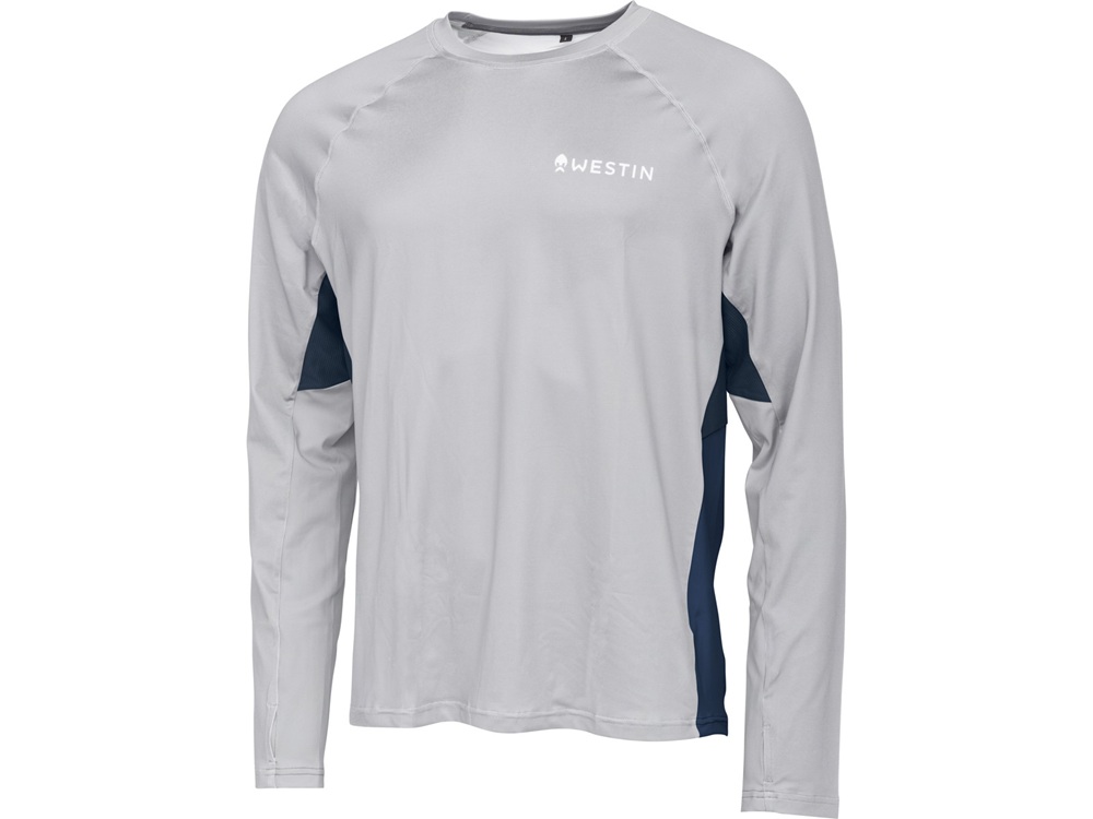 Levně Westin tričko flats upf shirt mist grey - m