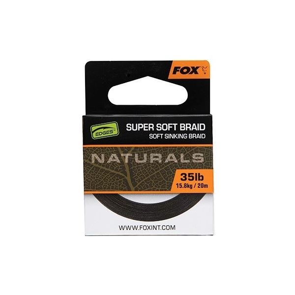 Fox Návazcová Šňůrka Naturals Soft Braided Hooklength 20 m