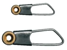 Cralusso průjezd s karabinkou brass head safety snap 6 ks - m