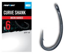 Nash Háčky Curve Shank Micro Barbed 10 ks - Velikost 6