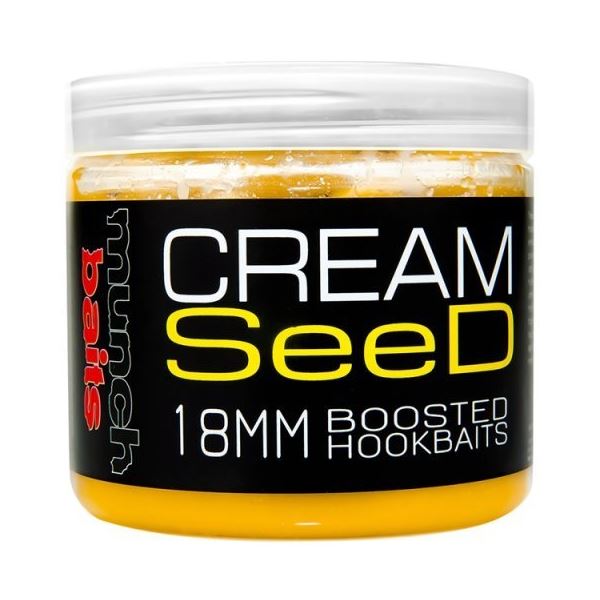 Munch Baits Boosterované Boilie Cream Seed 200 ml