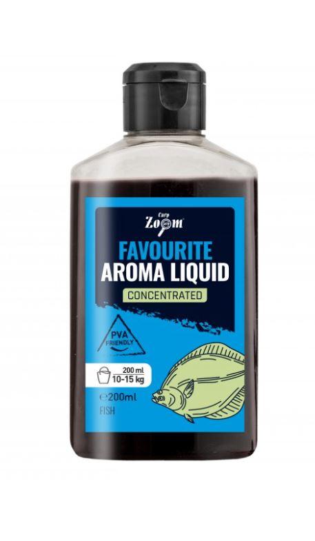 Levně Carp zoom booster favourite aroma liquid 200 ml - ryba