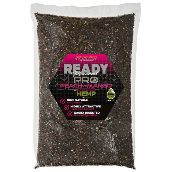 Starbaits Konopí Ready Seeds Pro Peach Mango 1 kg