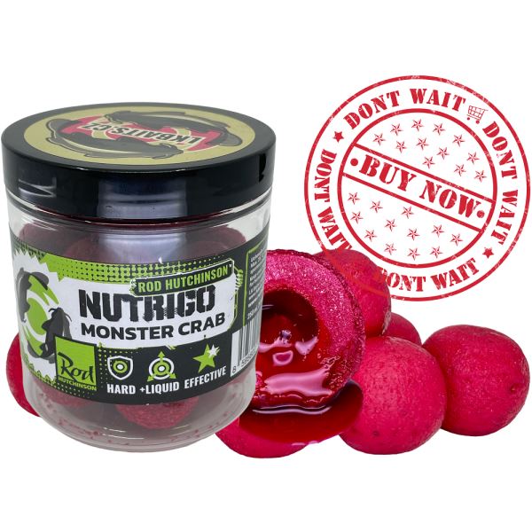 LK Baits Boilies Monster Crab R.Hutchinson1 kg 20 mm + Nutrigo RH Monster Crab 150 ml 20 mm