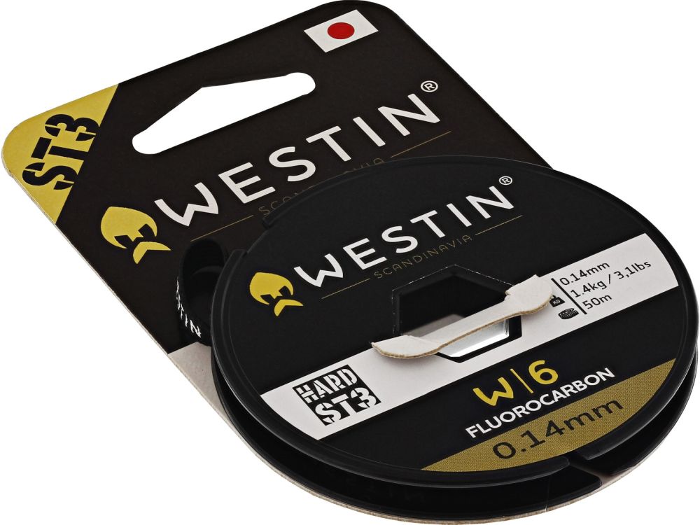 Levně Westin fluorocarbon w6 st3 clear 50 m - 0,14 mm 1,4 kg