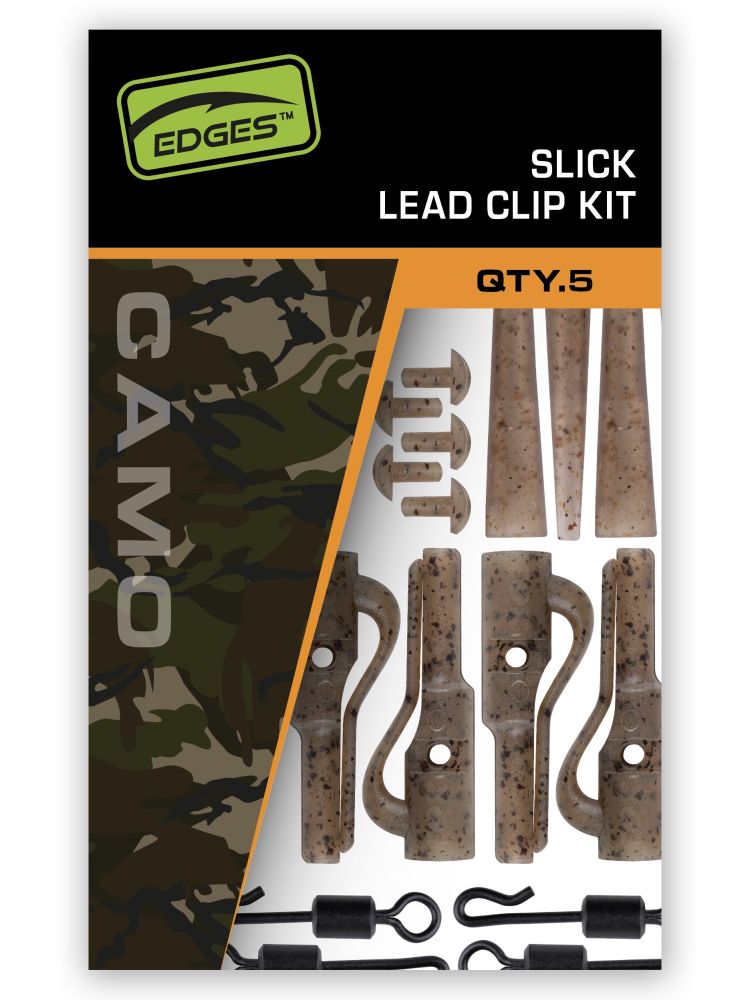 Fox závěsky edges camo slik lead clip kit 5 ks