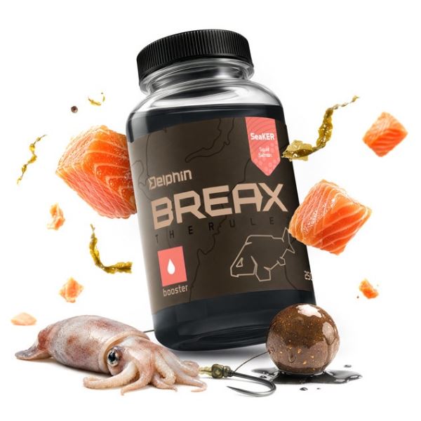 Delphin Booster BreaX SeaKER Oliheň Losos 250 ml