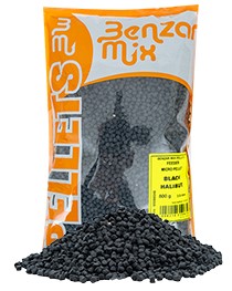 Levně Benzar mix mikro pelety feeder 800 g 1,5 mm - black halibut