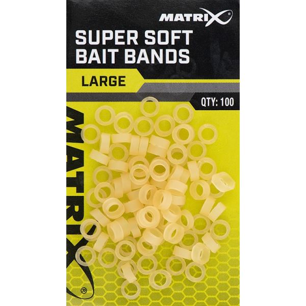 Matrix Gumičky Na Nástrahy Super Soft Bait Bands 100 ks