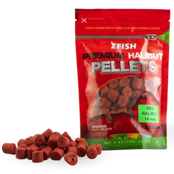 Zfish Chytací Pelety Premium Halibut Pellets Red Halibut 200 g