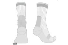 Geoff Anderson Ponožky WizWool Mid Weight Šedé (5)