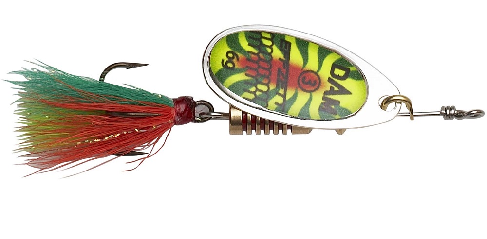 Levně Dam třpytka effzett standard spinner dressed fireshark - velikost 4 hmotnost 10 g