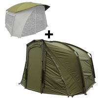 Fox Bivak Frontier XD + Fox Stříška Frontier XD Vapour Peak