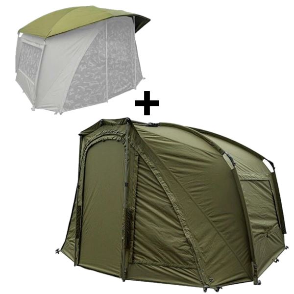 Fox Bivak Frontier XD + Fox Stříška Frontier XD Vapour Peak