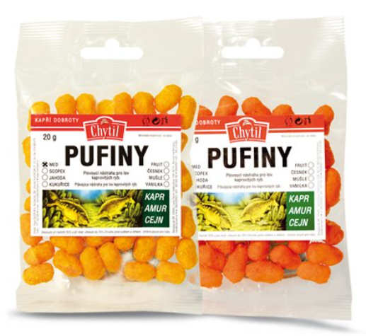 Chytil pufiny 10 mm 20 g - vanilka