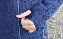 Geoff Anderson Mikina s Kapucí Teddy Modrá (3)