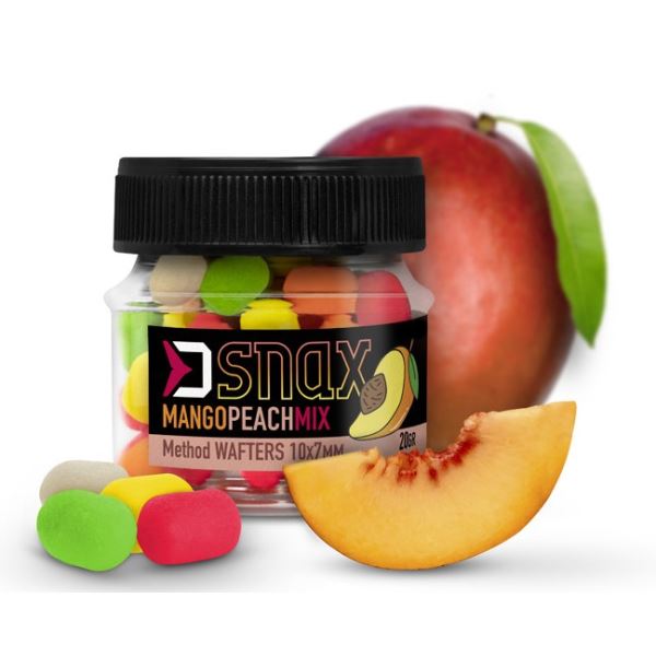 Delphin Nástraha D Snax Mix Waft Mango Broskev 10x7 mm 20 g