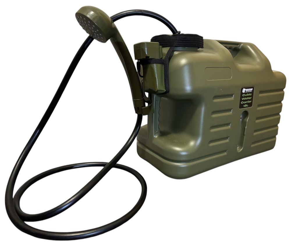 Holdcarp kanystr se sprchou rechargeable camping shower 18l
