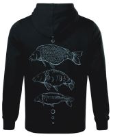 Giants Fishing Mikina Tři Kapři Černá (2)