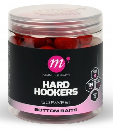 Levně Mainline tvrzené boilie hard hookers iso sweet 150 ml - 18 mm