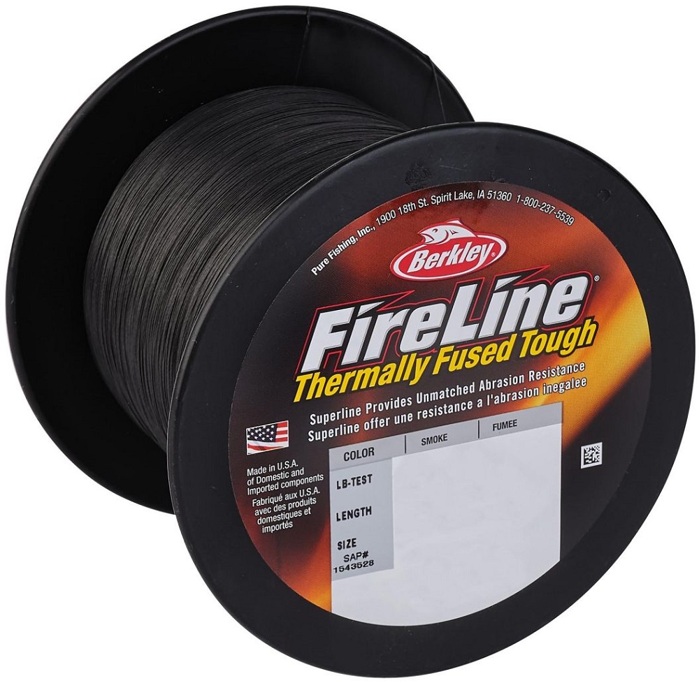 Levně Berkley splétaná šňůra fireline fused original smoke - 0,10 mm 6,2 kg 1 m