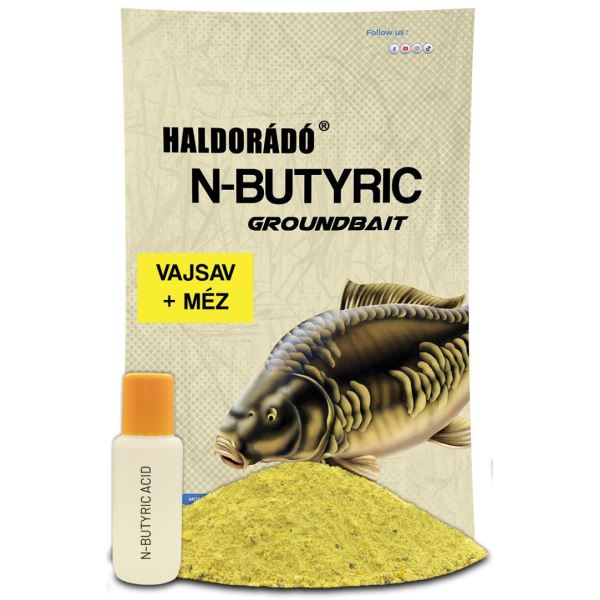 Haldorádó Krmítková Směs N-Butyric Groundbait Kyselina Máselná 800 g + 50 ml Aroma