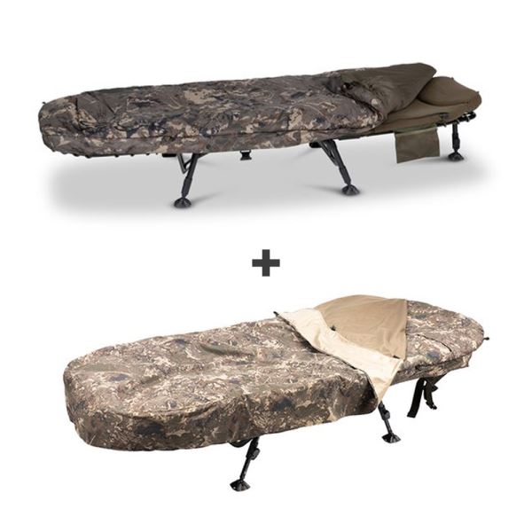 Nash Lehátko Se Spacákem Indulgence All Season SS4 + Přehoz Indulgence Summer Shround