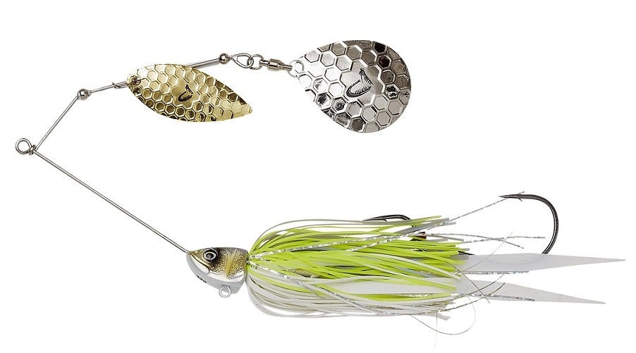 Savage gear třpytka da bush spinnerbait sinking sexy shad - 18 cm 42 g