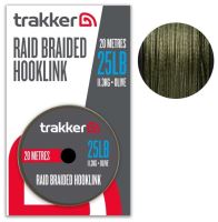 Trakker Návazcová Šňůrka Raid Braided Hooklink 20 m - 0,35 mm 25 lb 11,3 kg