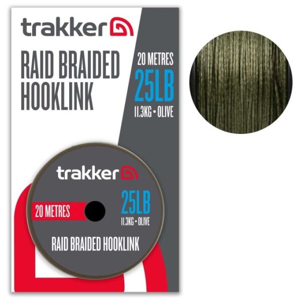 Trakker Návazcová Šňůrka Raid Braided Hooklink 20 m