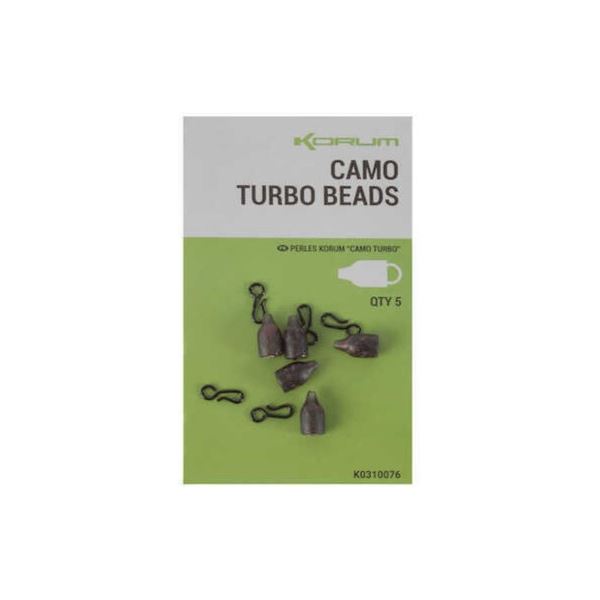 Korum Klip Camo Turbo Beads 5 ks