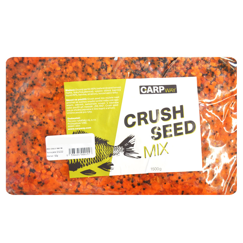 Levně Carpway drcený partikl crush seed mix 1,5 kg-scopex