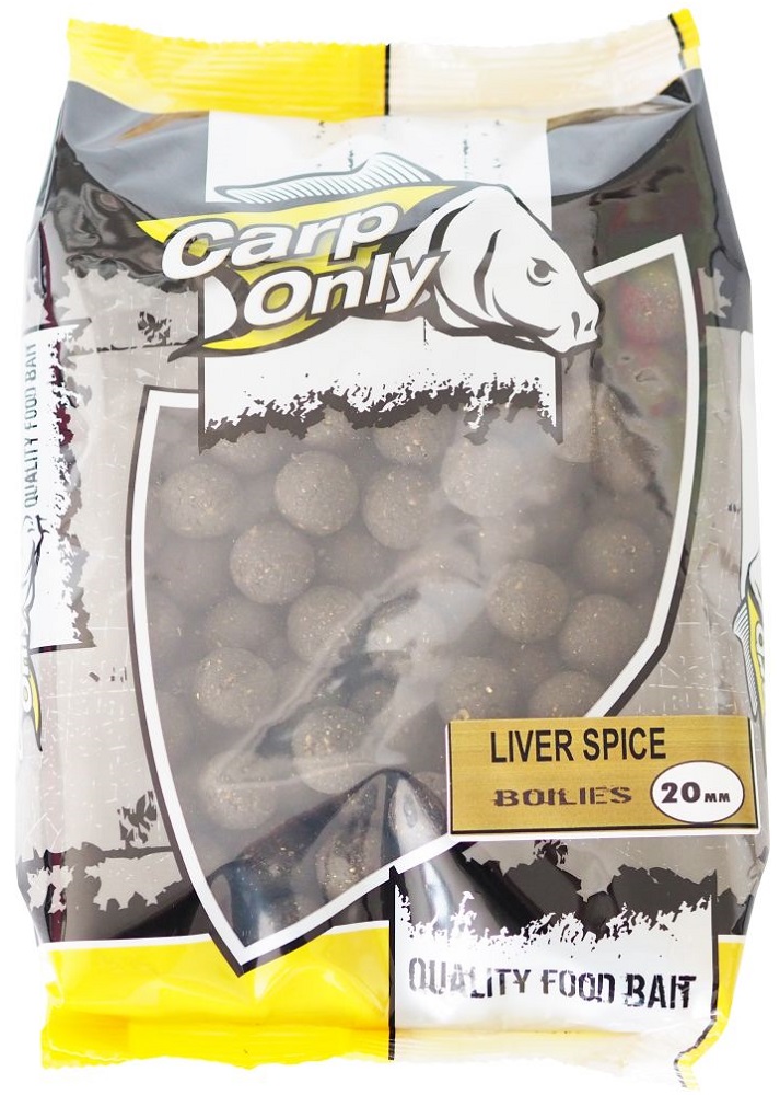 Levně Carp only boilies liver spice - 1 kg 16 mm