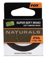 Fox Návazcová Šňůrka Naturals Soft Braided Hooklength 20 m (1)