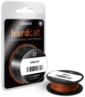 Delphin Návazcová Sumcová Šňůra HARD CAT červeno-hnědá - 1,1 mm 100 kg 10 m