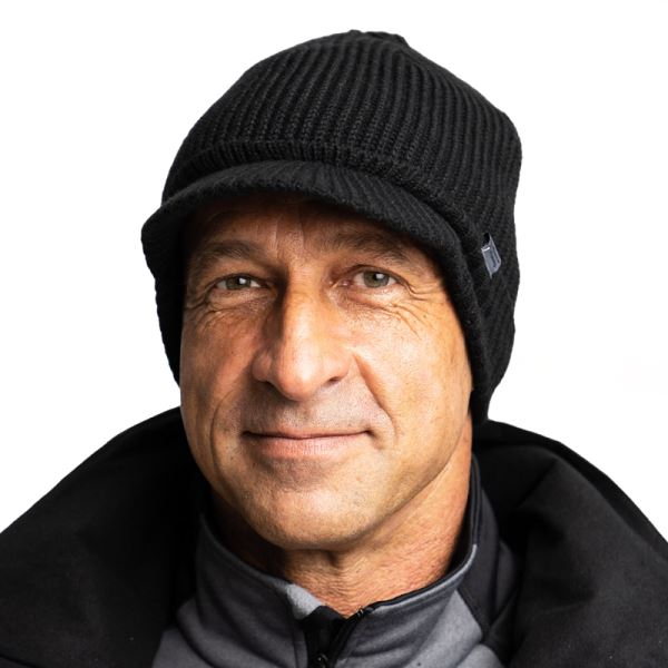 Adventer & Fishing Pletená Čepice S Kšiltem Black