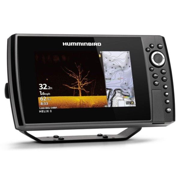 Humminbird Helix 8x Chirp MSI+ GPS G3N + Autochart Zero Lines Map Card