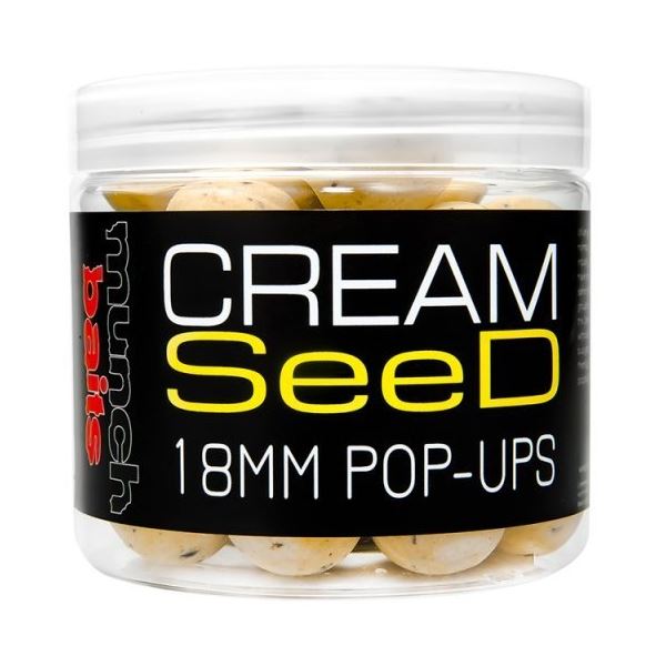 Munch Baits Plovoucí Boilies Pop-Ups Cream Seed 200 ml