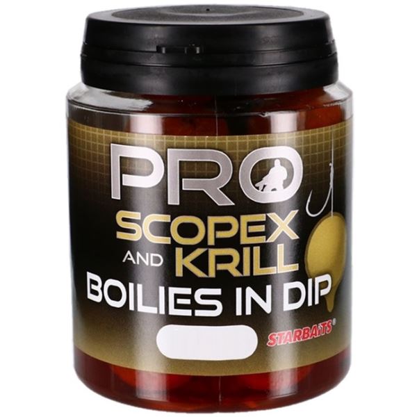 Starbaits Boilies In Dip Probiotic Scopex Krill 150 g