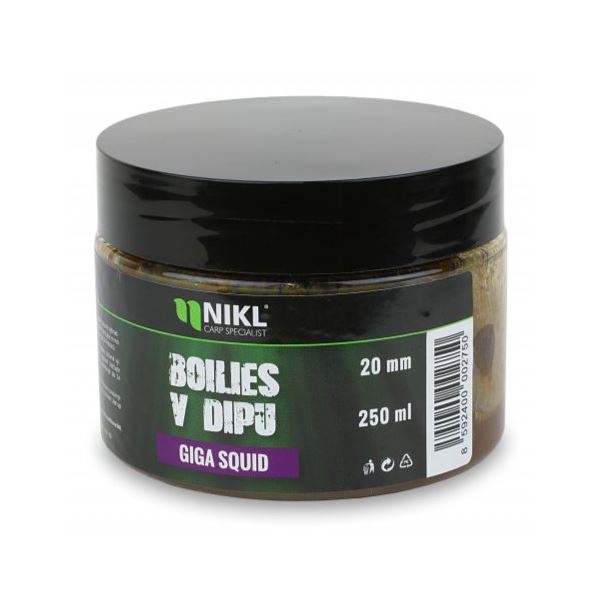 Nikl Boilies V Dipu Giga Squid 250 g