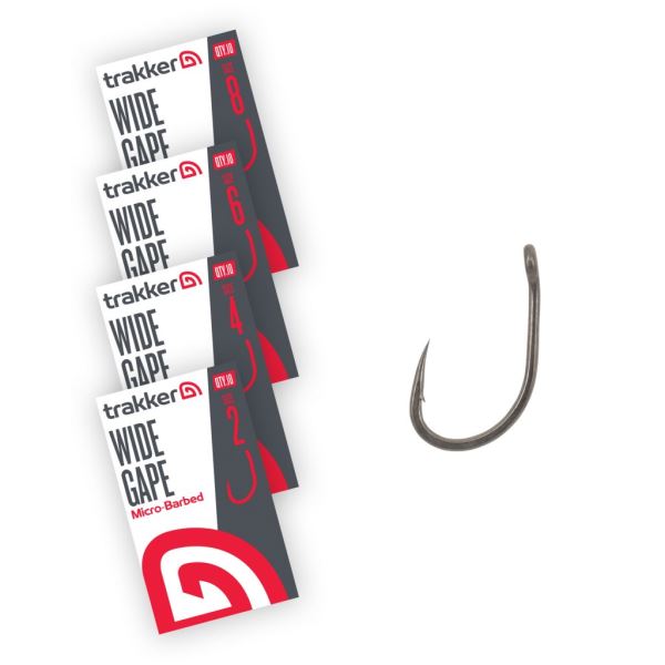 Trakker Háčky Wide Gape Hooks Micro Barbed