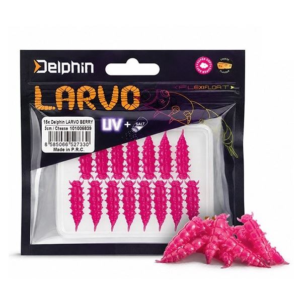 Delphin Umělá Nástraha LARVO Cheese 3 cm 0,5 g 15 ks
