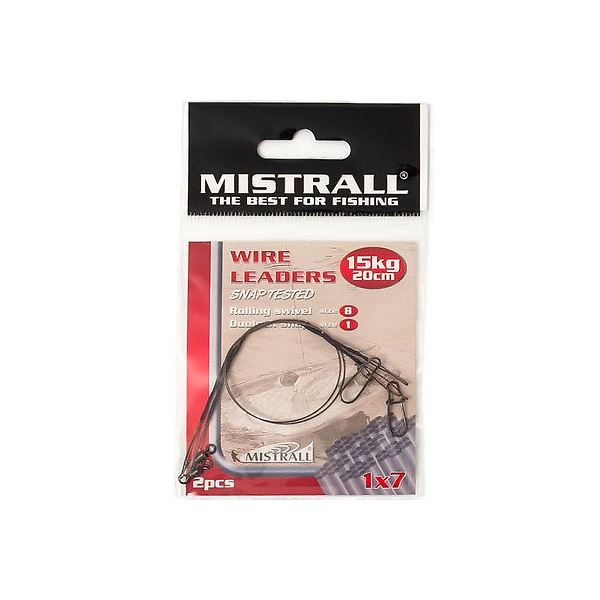 Mistrall Ocelové Lanko Wire Leaders 20 cm