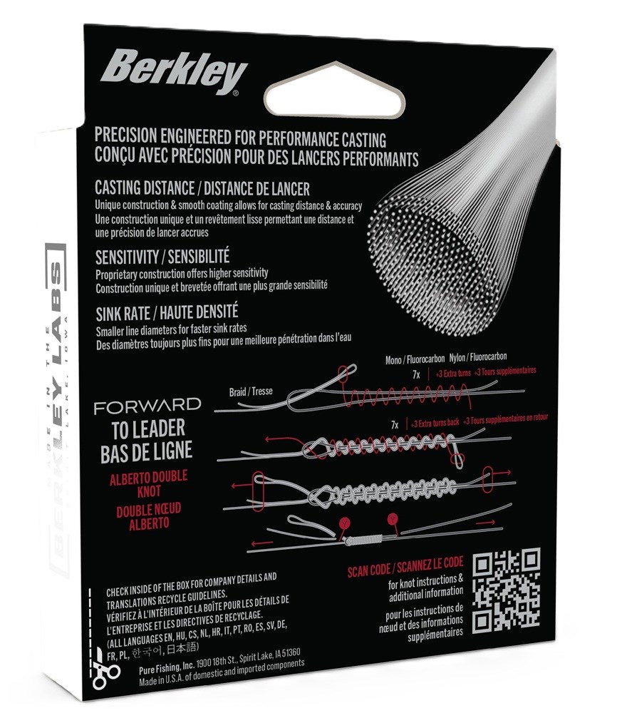 Berkley Splétaná Šňůra Forward Crystal 300 m (1)