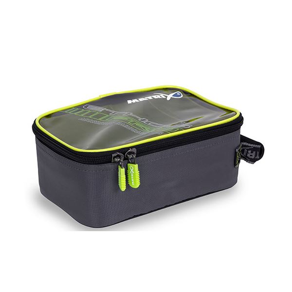 Matrix Pouzdro Pro Accessory Bag Clear Top Lime Lining S